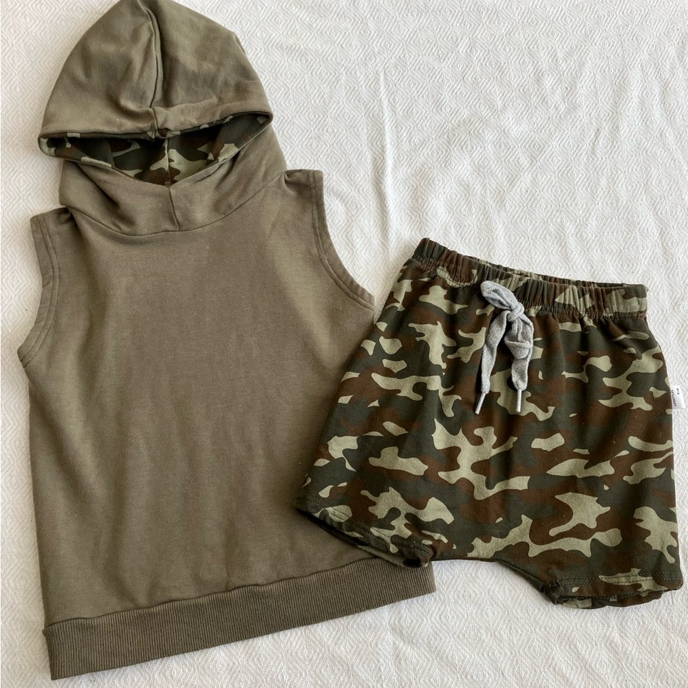 Portage & main green camo set 1/2T